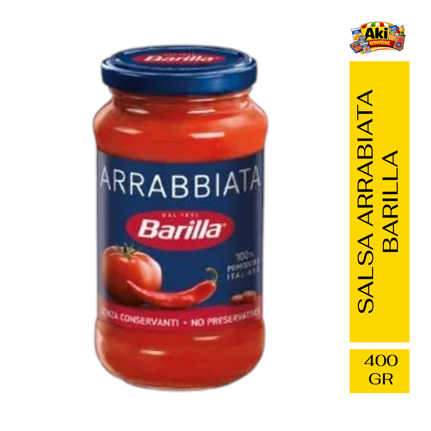 SALSA ARRABIATA BARILLA 400 GR