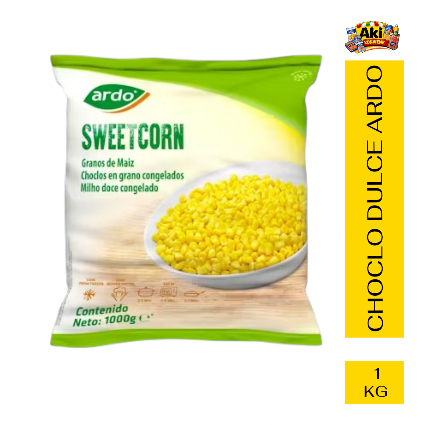 CHOCLO DULCE ARDO IQF 1 KG