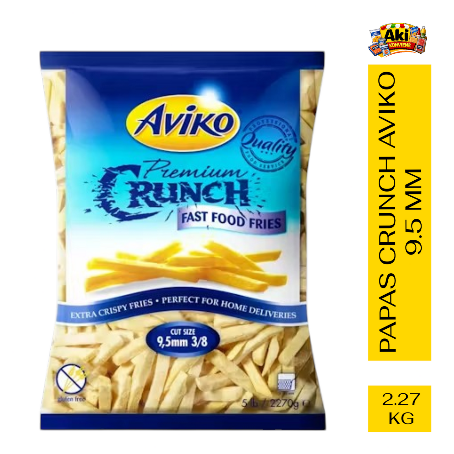 PAPAS CRUNCH AVIKO 2.27 KG