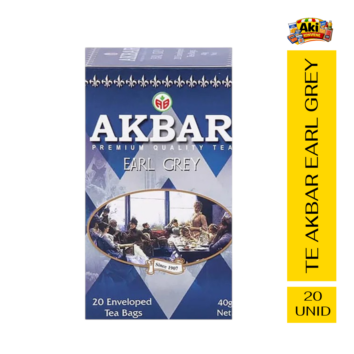 TE AKBAR EARL GREY 20 BOLSITAS