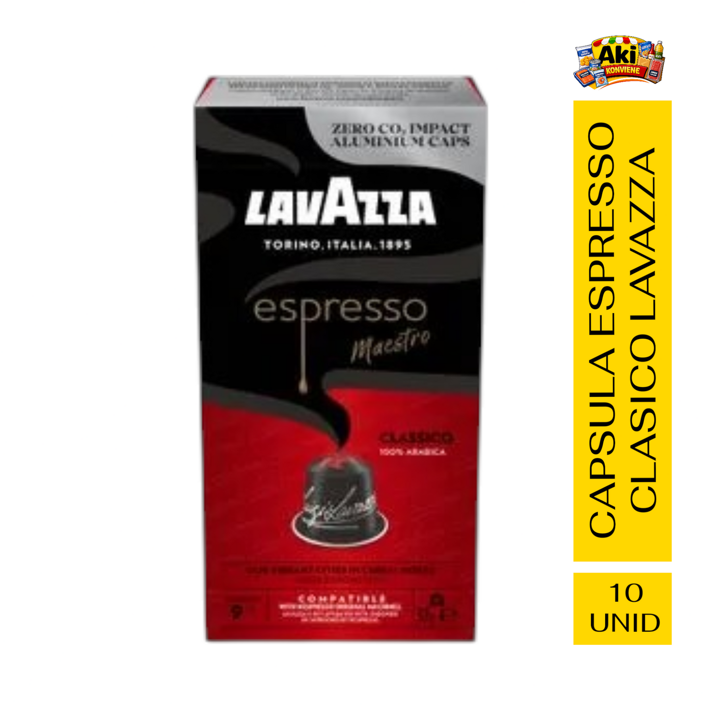 CAPSULA ESPRESSO CLASICO MAESTRO LAVAZZA 10 UNID