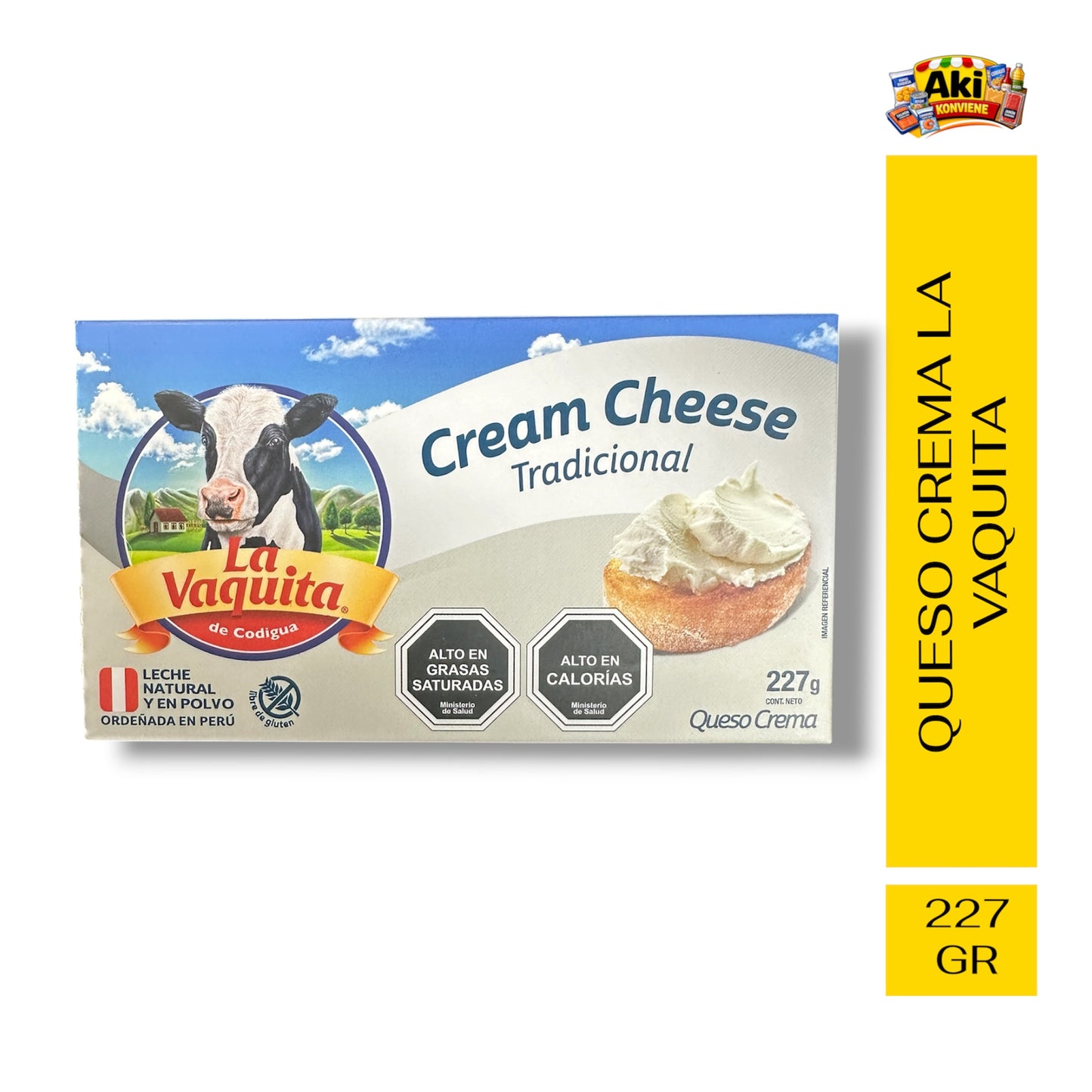 QUESO CREMA LA VAQUITA 227 GR