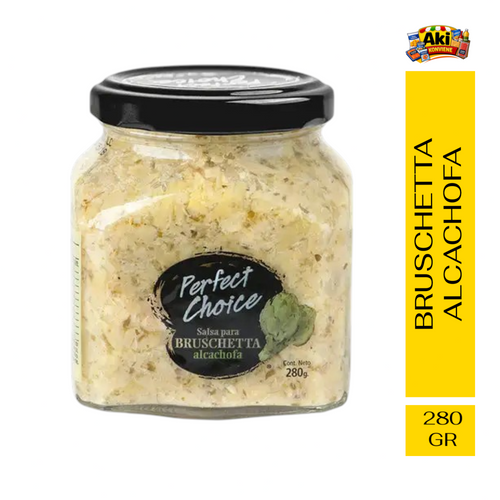 BRUSCHETTA DE ALCACHOFA PERFECT CHOICE 280 GR