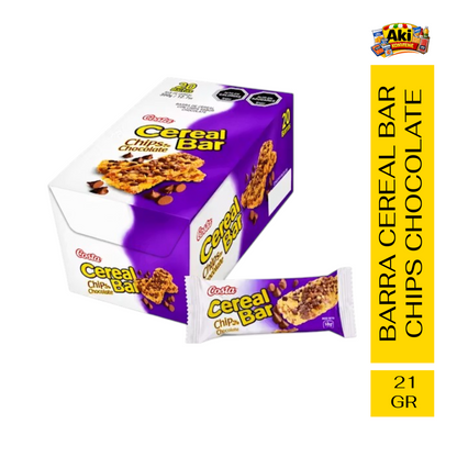 BARRA DE CEREAL 20 UNIDADES