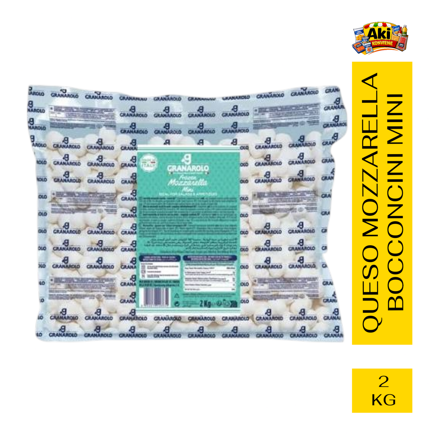 QUESO MOZZARELLA BOCCONCINI MINI 2 KG