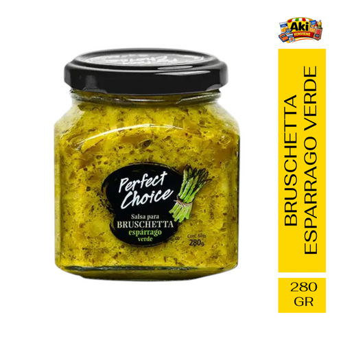 BRUSCHETTA DE ESPARRAGO PERFECT CHOICE 280 GR