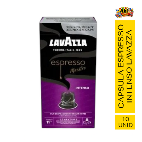 CAPSULA ESPRESSO INTENSO LAVAZZA 10 UNID.