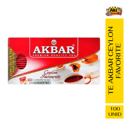 TE AKBAR CEYLON FAVORITE 100 BOLSITAS