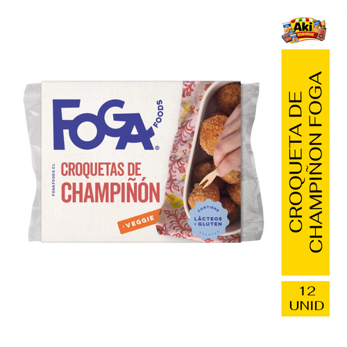 CROQUETA DE CHAMPIÑON FOGA 12 UNID.