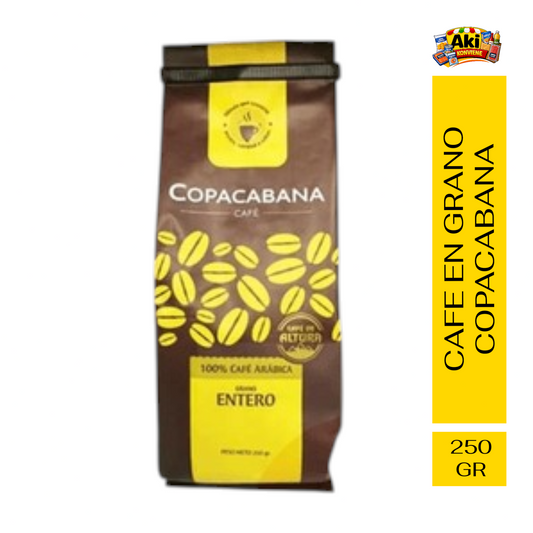 CAFE EN GRANO COPACABANA 250 GR