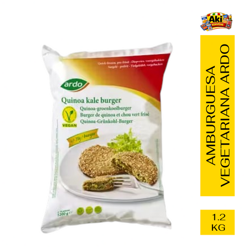 HAMBURGUESA VEGETARIANA ARDO (16 UNID.) 1.2 KG