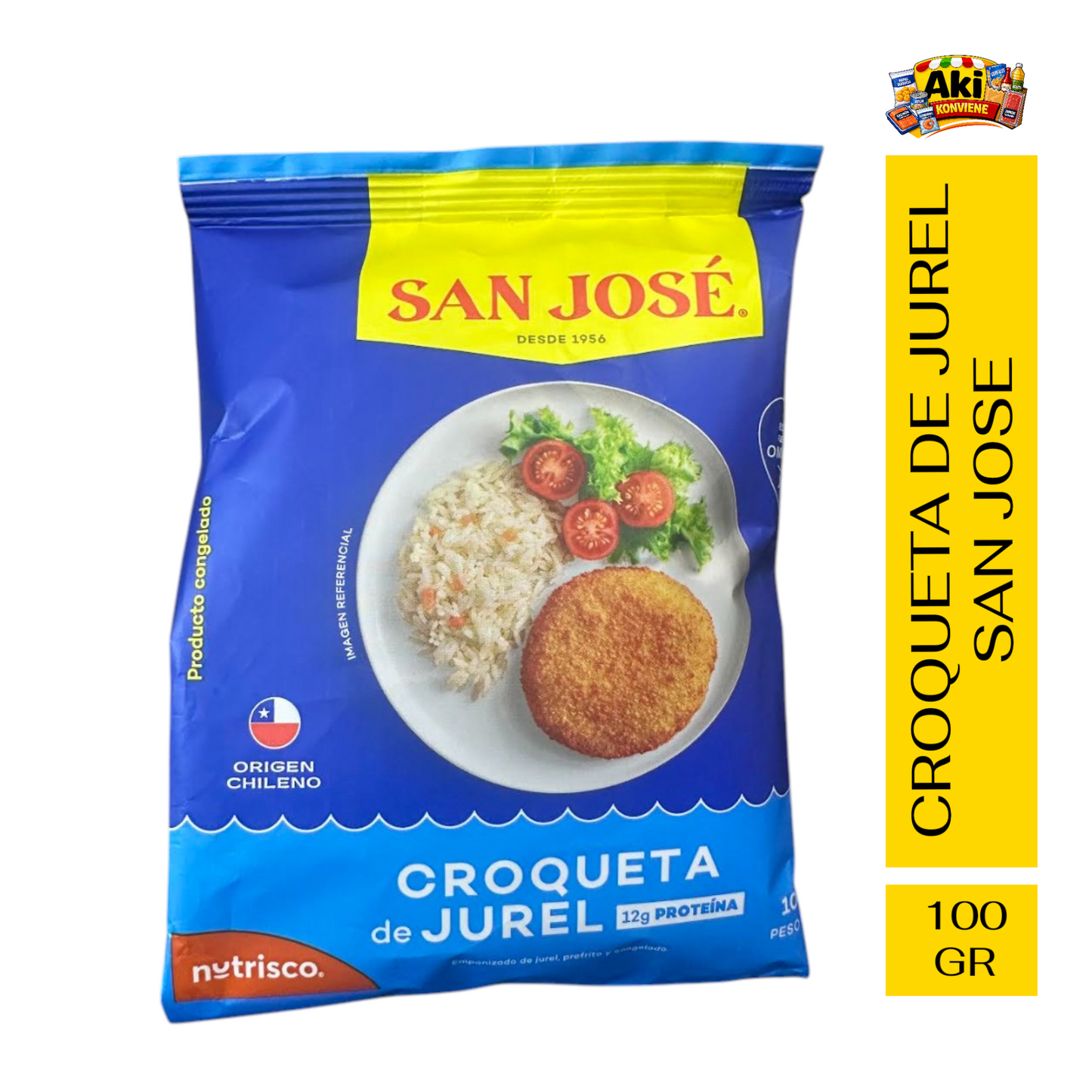 CROQUETA DE JUREL SAN JOSE 100 GR