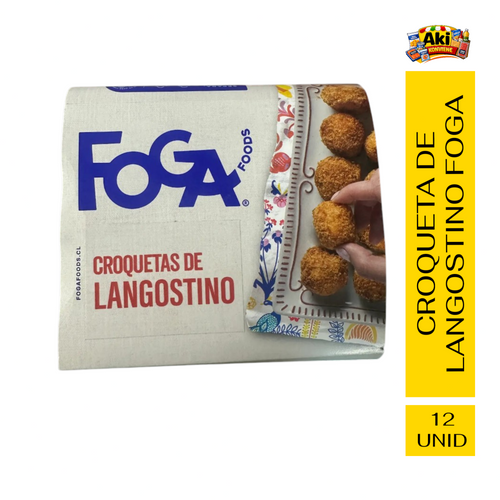 CROQUETAS DE LANGOSTINO 12 UNID. FOGA