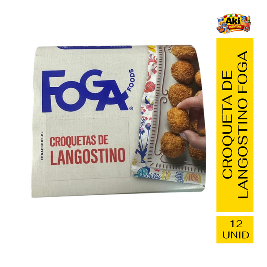 CROQUETAS DE LANGOSTINO 12 UNID. FOGA