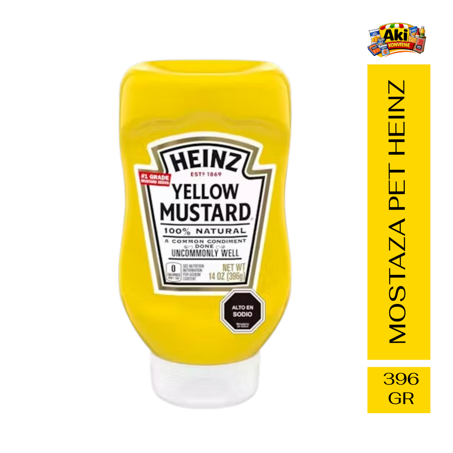 MOSTAZA PET HEINZ 396 GR
