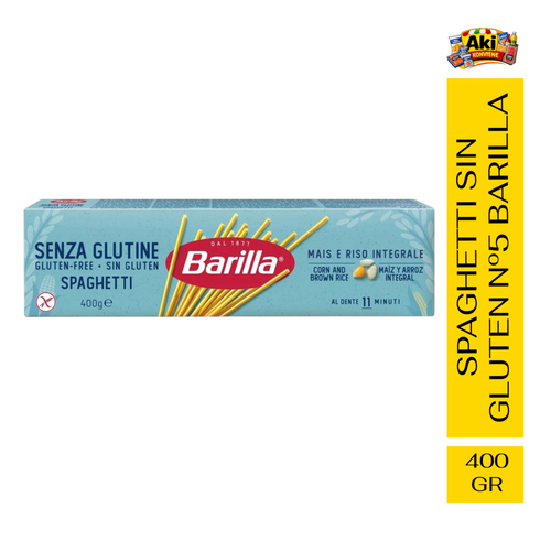 SPAGHETTI SIN GLUTEN Nº 5 BARILLA 400 GR