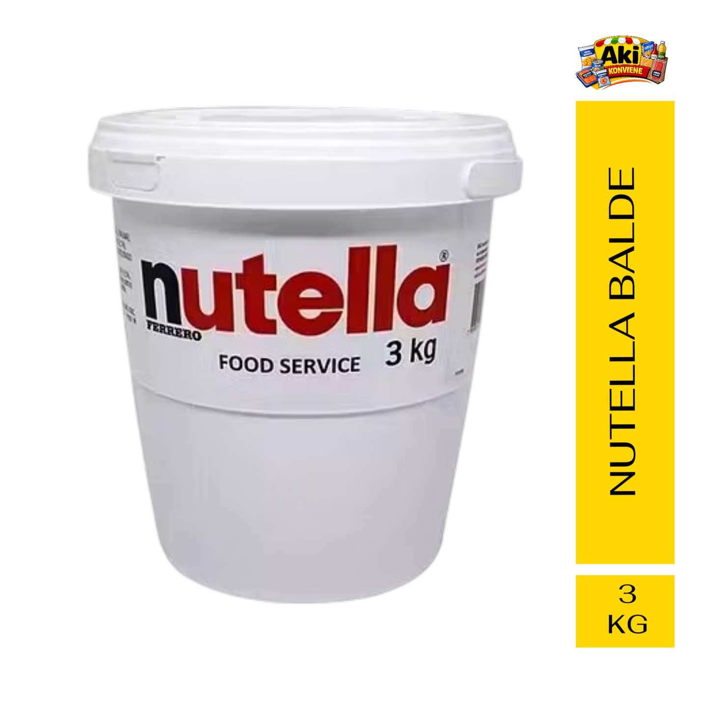 NUTELLA BALDE 3 KG
