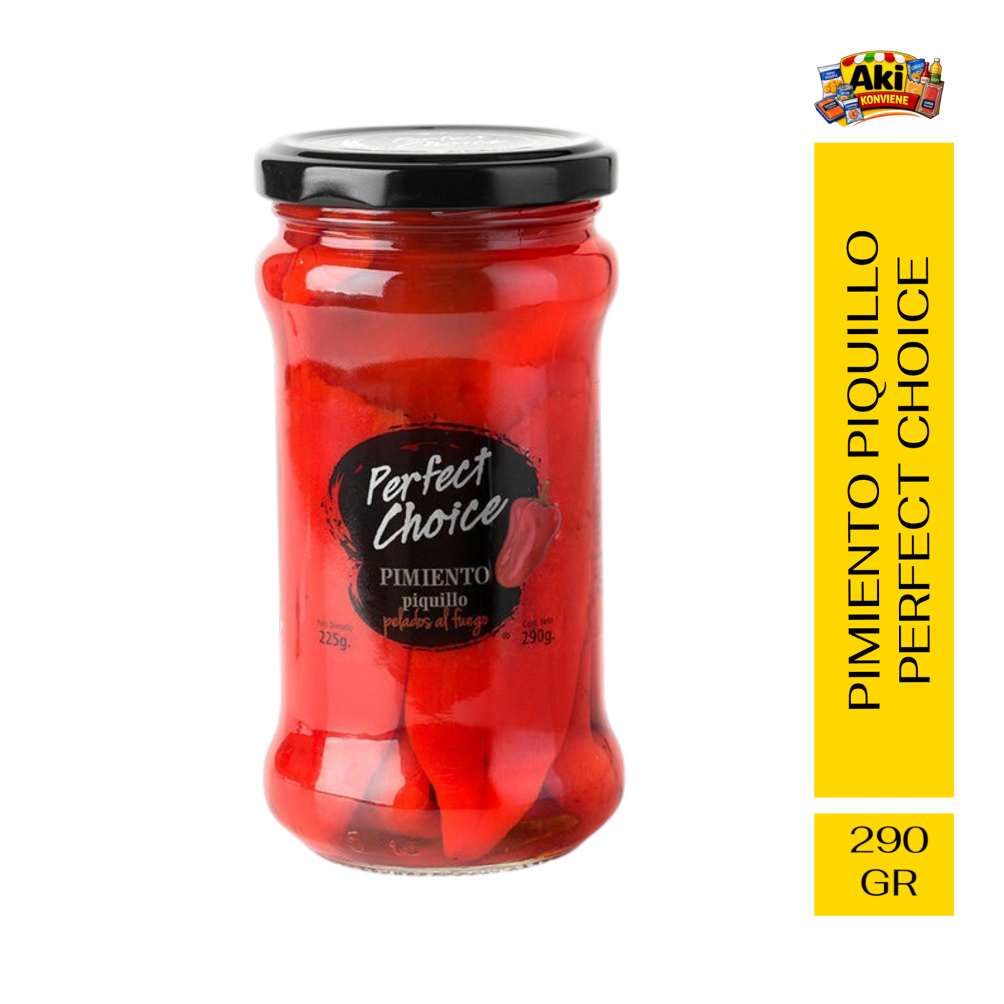PIMIENTO PIQUILLO PERFECT CHOICE 290 GR