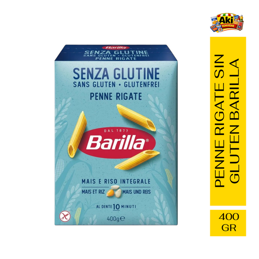 PENNE RIGATE SIN GLUTEN BARILLA 400 GR