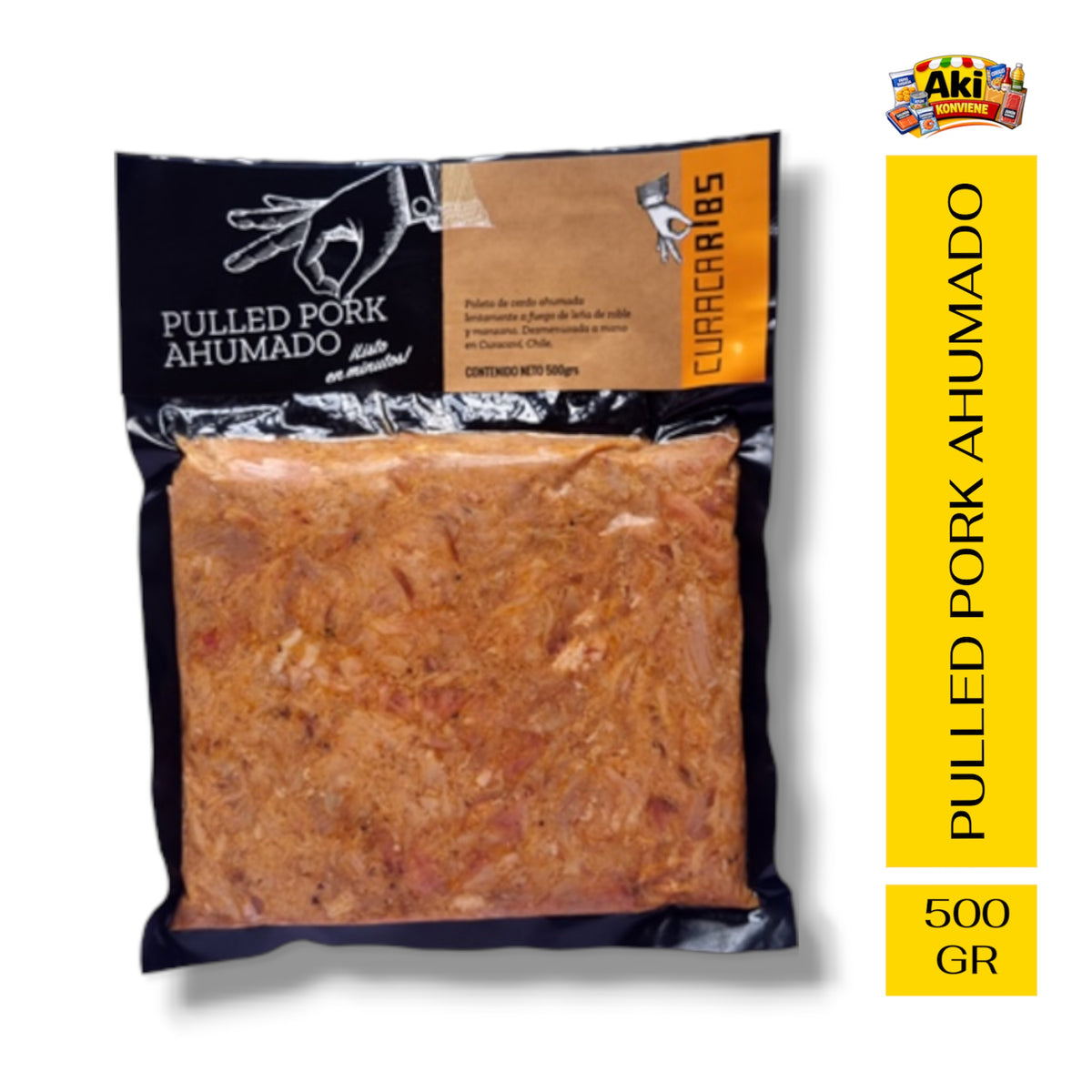 PULLED PORK AHUMADO 500 GR