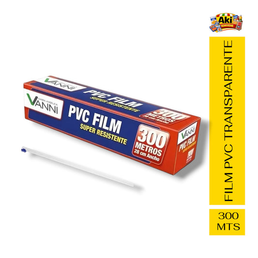 FILM PVC TRANSPARENTE 300 MTS