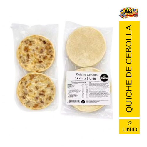 QUICHE DE CEBOLLA 12CM PACK 2 UNID.