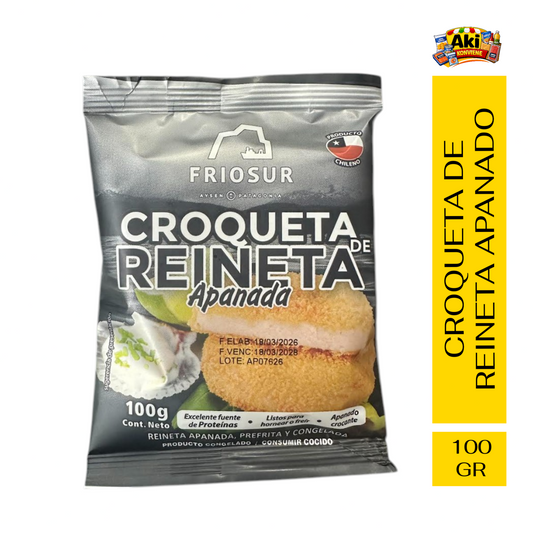 CROQUETA REINETA APANADO FLOWPACK 100 GR