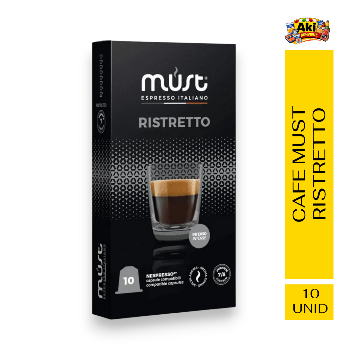 CAFE MUST RISTRETTO 10 UNID.