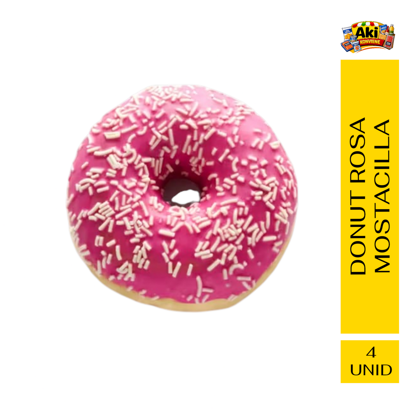 MIX DE MINI DONUT RELLENAS 4 UNIDADES - 23 GR