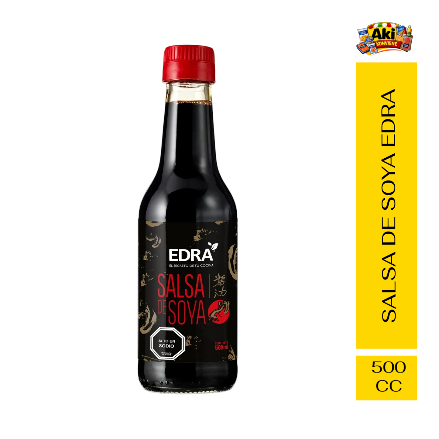 SALSA DE SOYA EDRA 500 CC