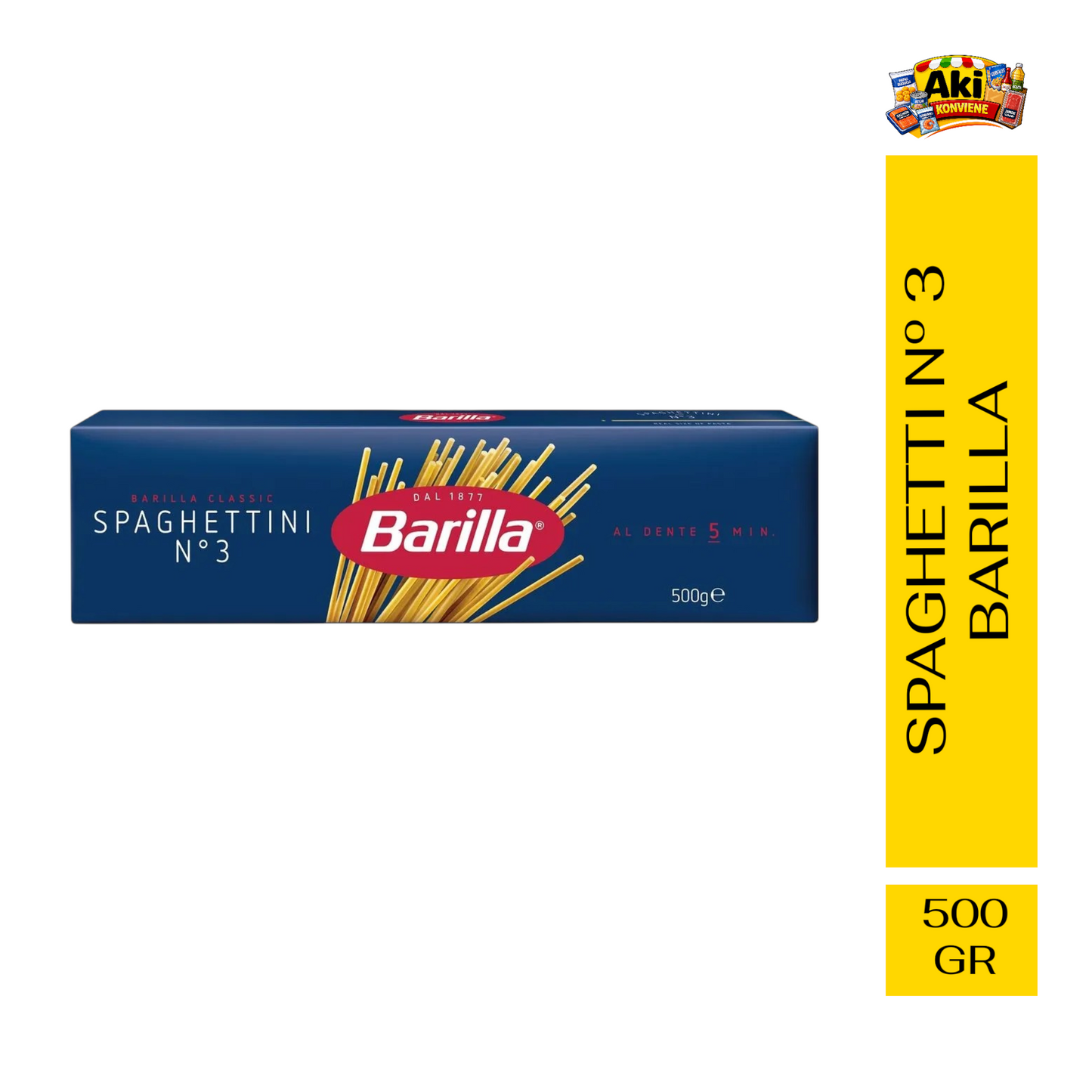 SPAGHETTI Nº 3 BARILLA 500 GR