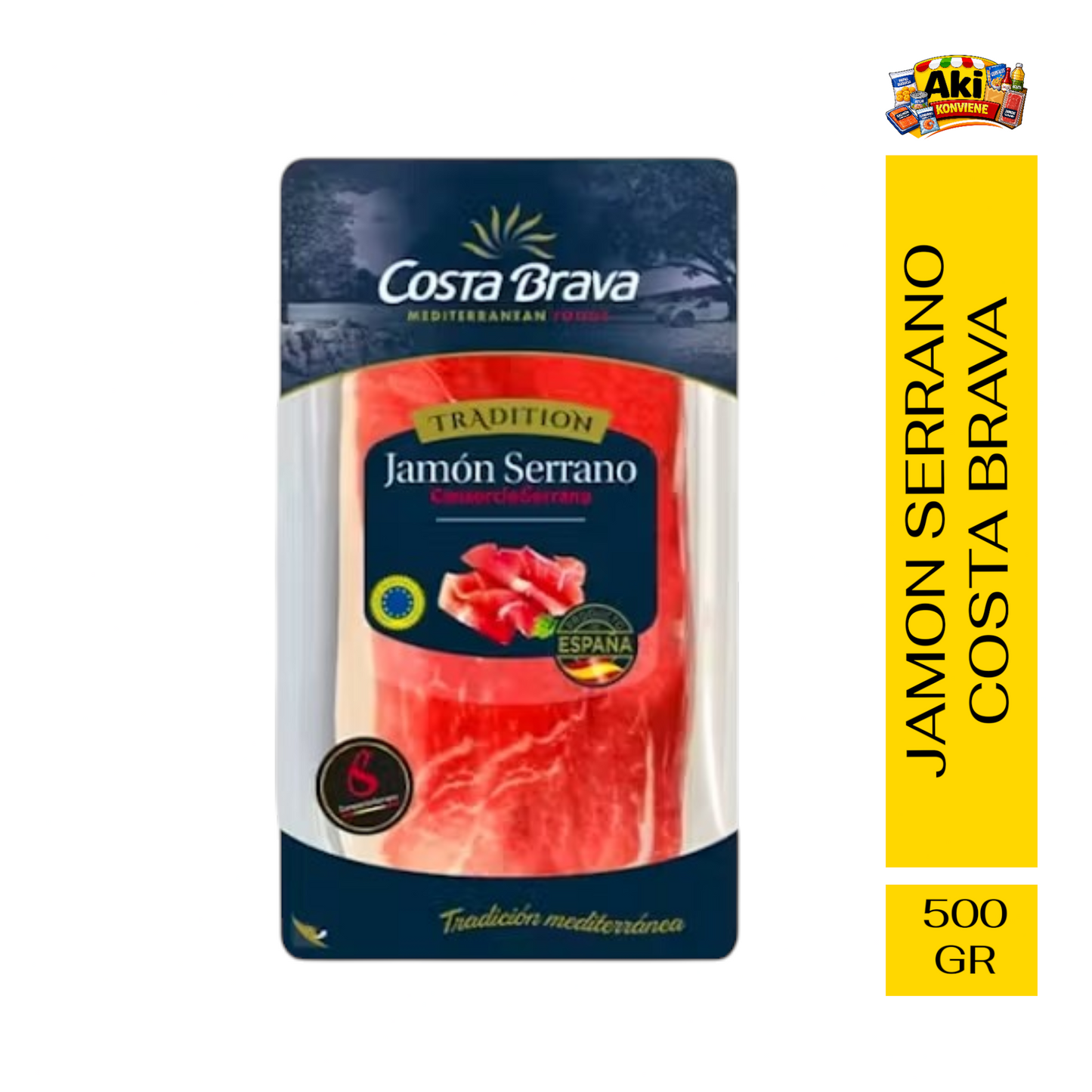 JAMON SERRANO COSTA BRAVA 500 GR