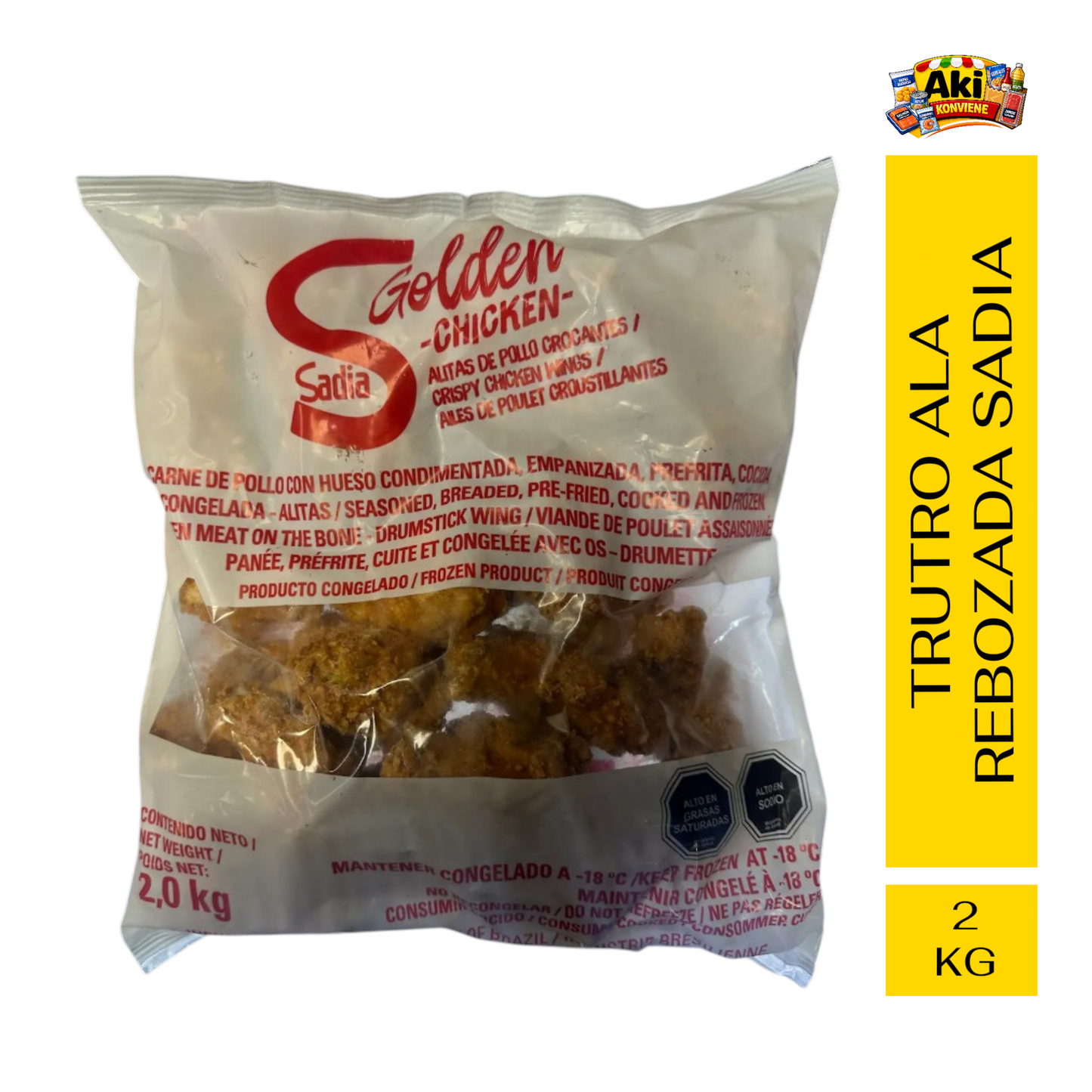 TRUTRO ALA REBOZADA SADIA 2 KG