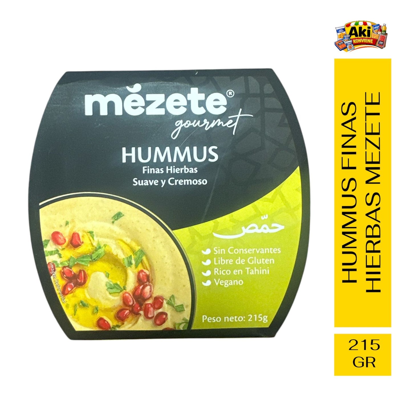 HUMMUS FINAS HIERBAS MEZETE 215 GR