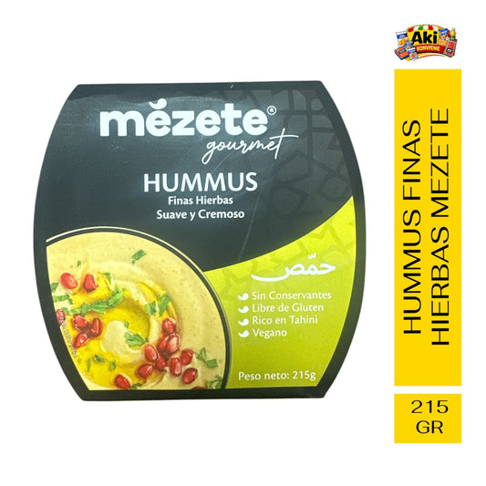 HUMMUS FINAS HIERBAS MEZETE 215 GR