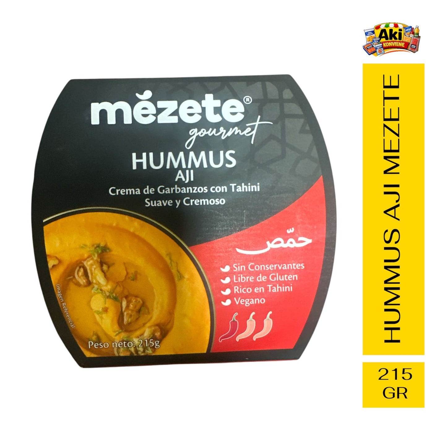 HUMMUS AJI MEZETE 215 GR