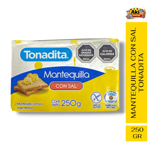 MANTEQUILLA CON SAL TONADITA 250 RG
